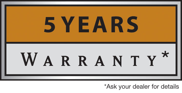 5 Year Limited Warranty Label 5 Year Limited Warranty