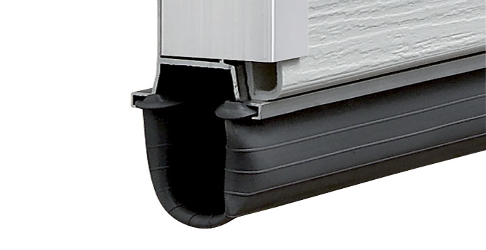 Panel with vinyl weatherseal Extra Protection by vinyl weatherseal profile