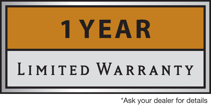 One Year Limited Warranty Label One Year Limited Warranty